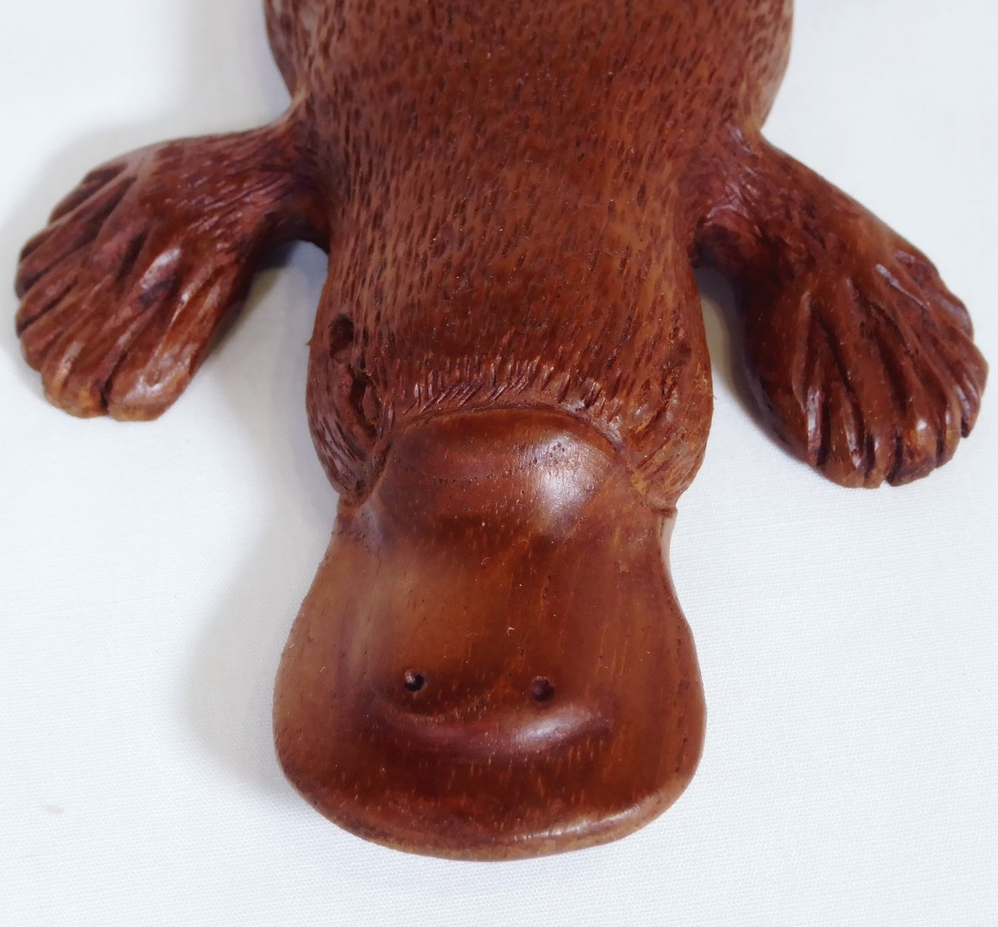 Platypus carved Red Cedar