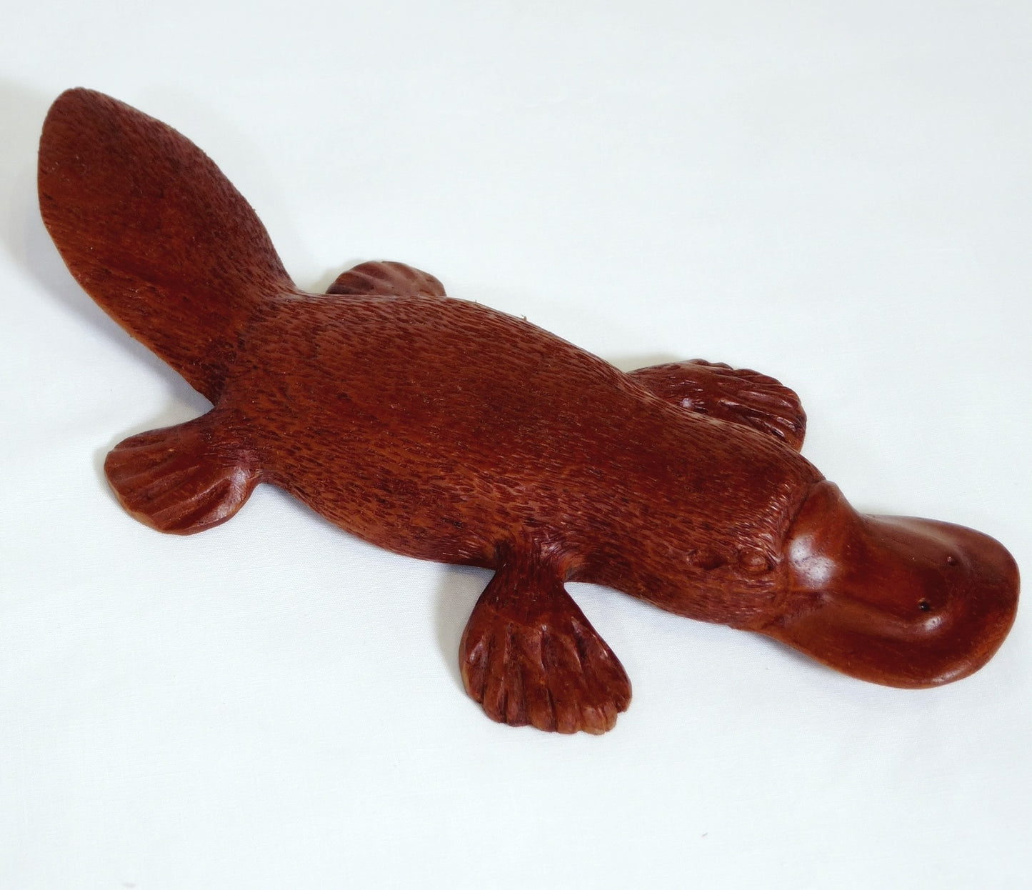 Platypus carved Red Cedar