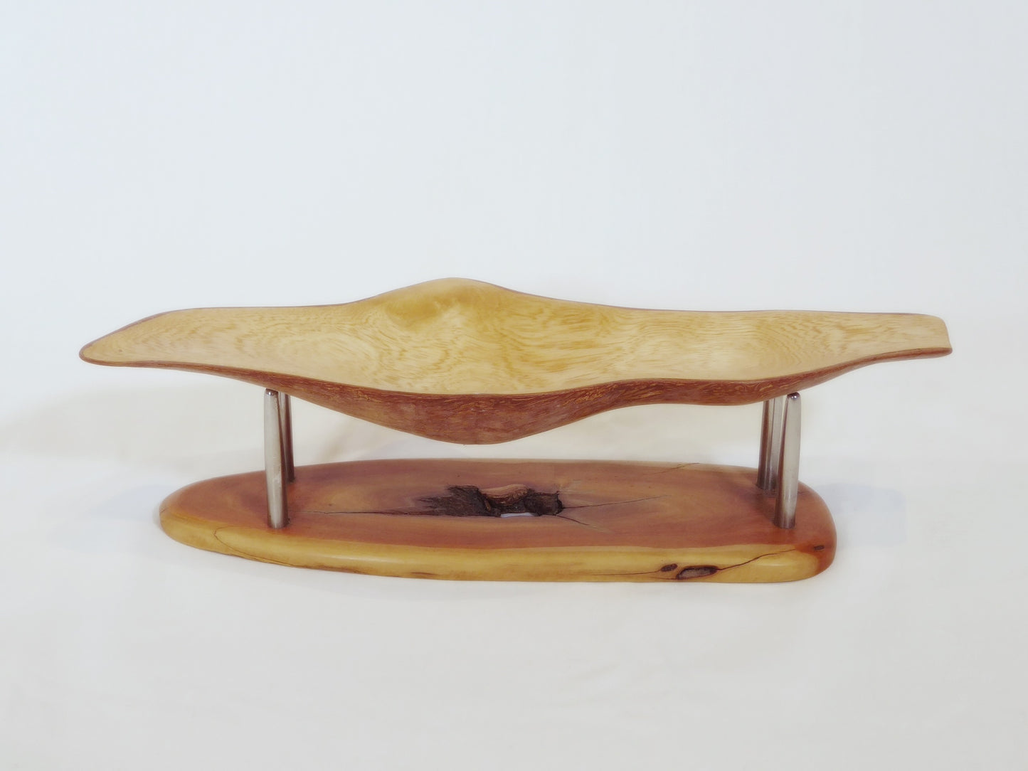 Free form bowl on Stainless legs