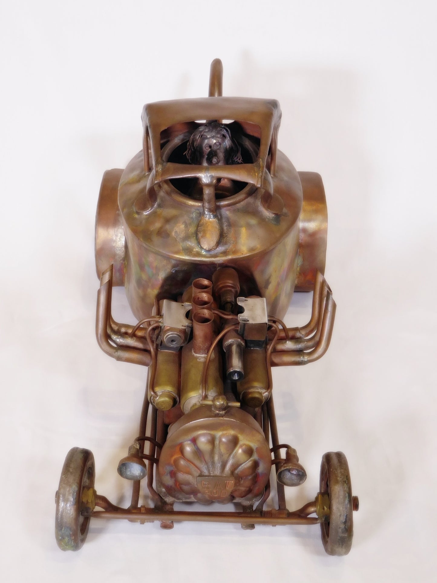 Rat Rod Copper sculpture