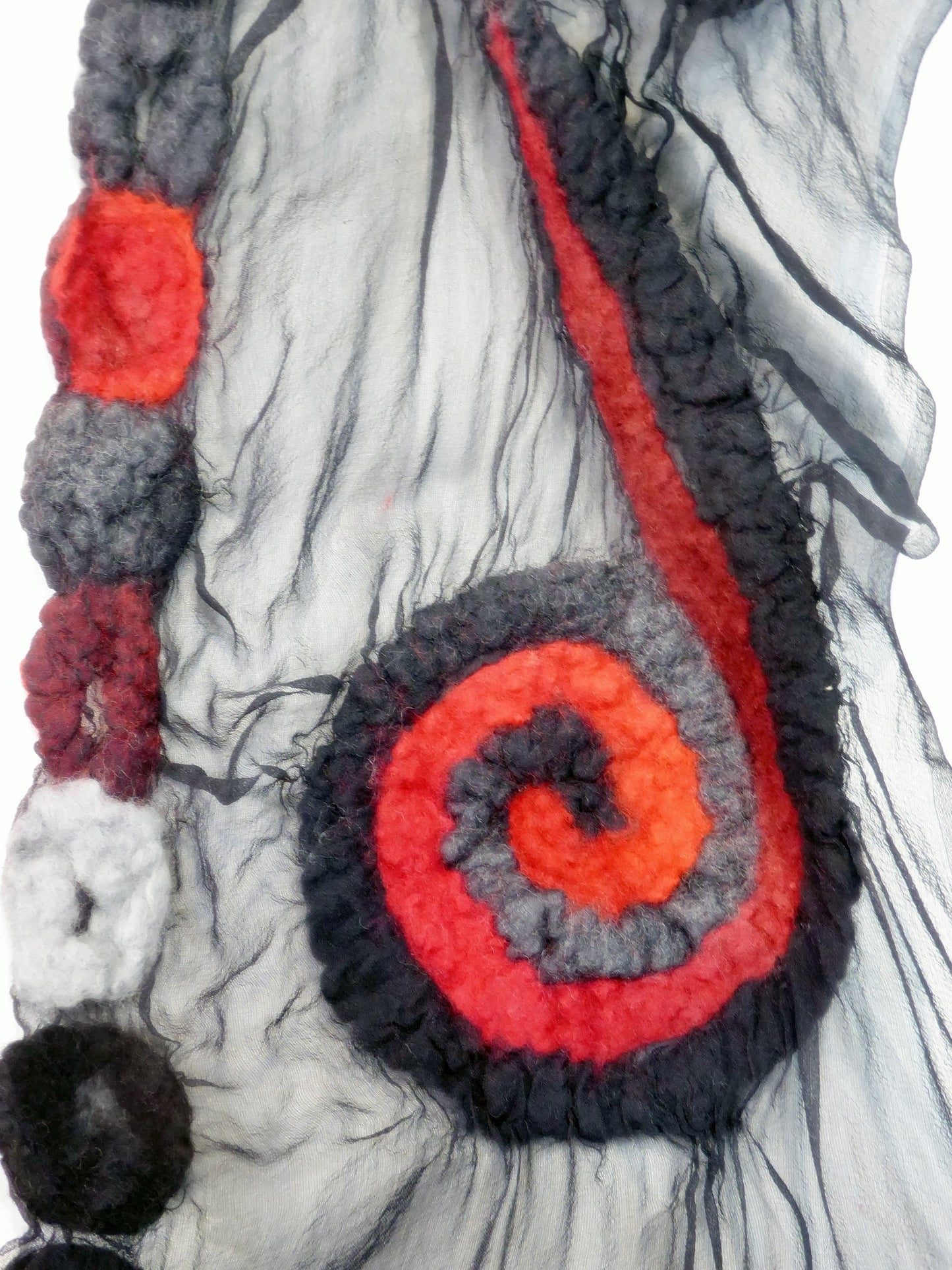 Felted Silk Scarf