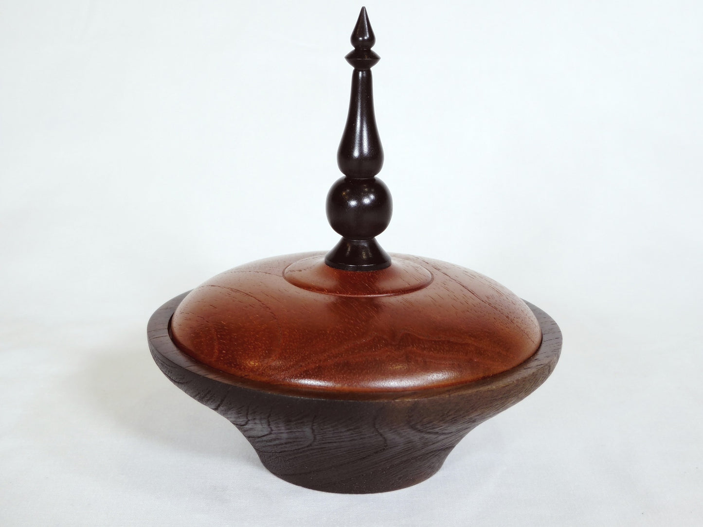 Lidded box Red Cedar and Ebony