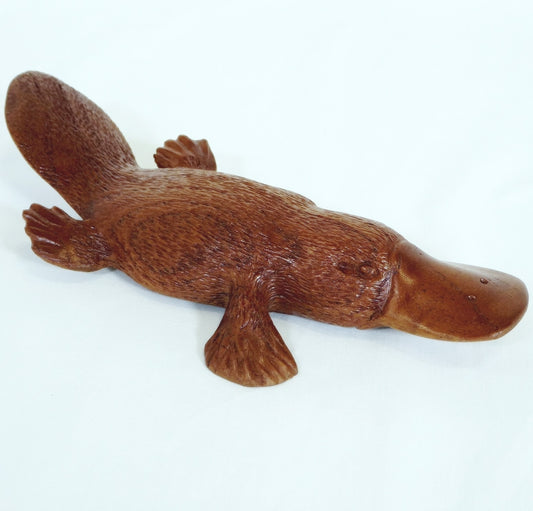 Platypus carved Red Cedar