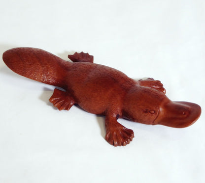 Platypus carved Northern Red Almond