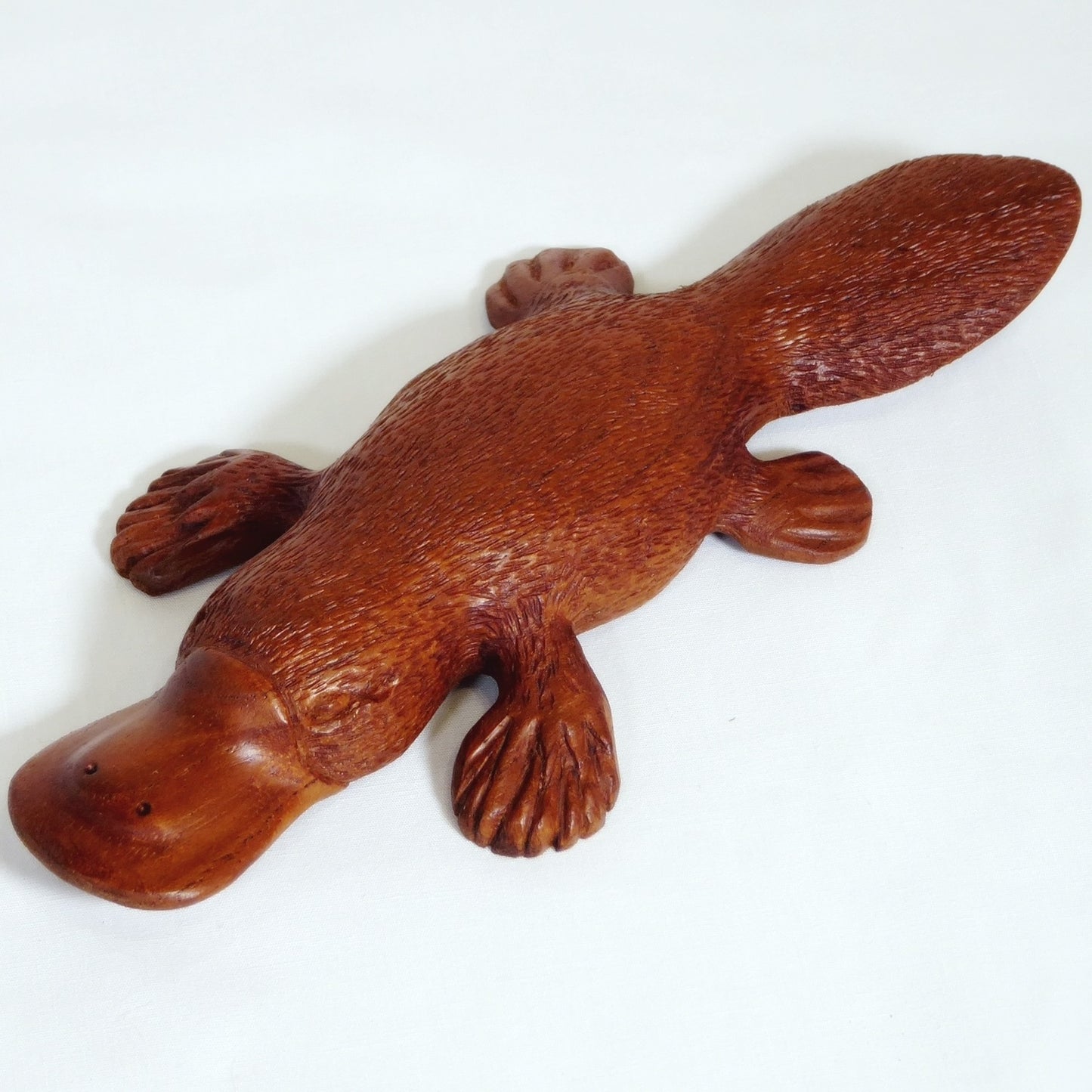 Platypus carved Red Cedar