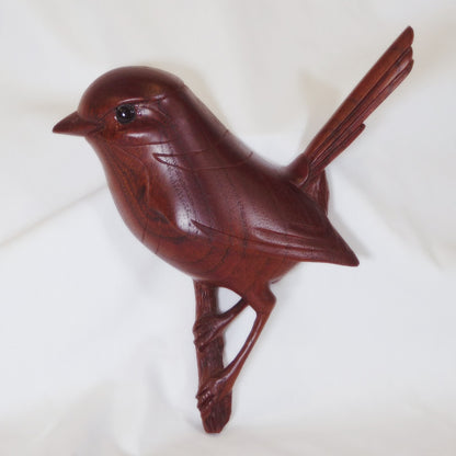Birds - carved wall mount